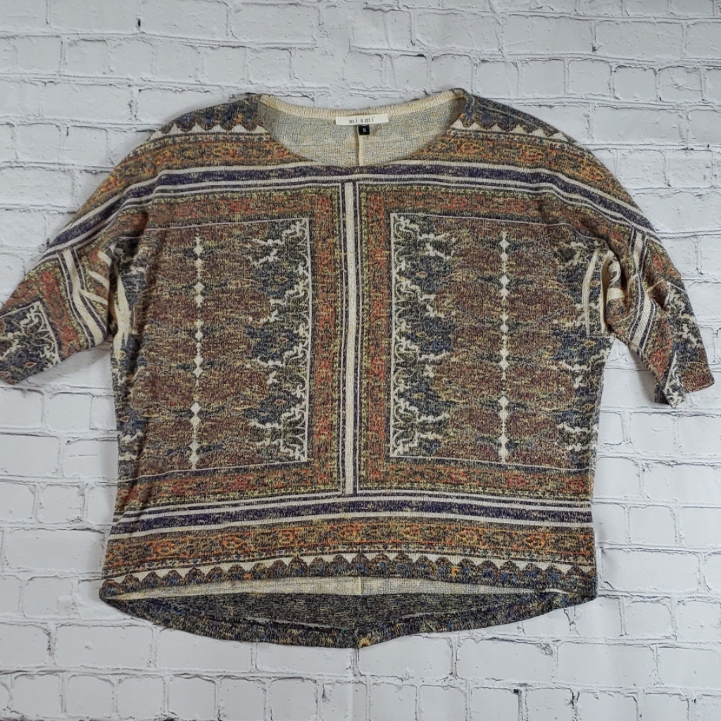 Pattern Dolman Top